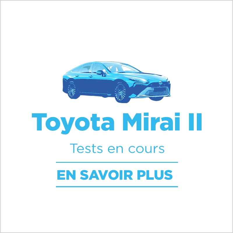 Toyota Mirai II, tests à venir